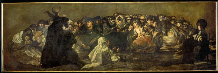 Sabbat des sorcières (peinture sur toile)