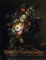 Vase avec fleurs