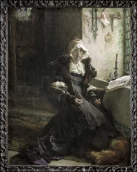Joanna la folle détenue à Tordesillas (peinture)