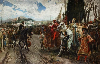 La reddition de Grenade en 1492, 1882