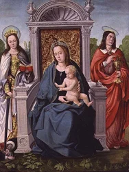 Madone et enfant avec sainte Catherine et saint Jean l