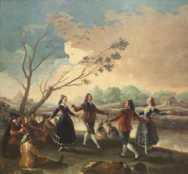 Danse sur les rives de la rivière Manzanares, 1777