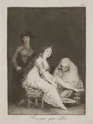Elle prie pour elle