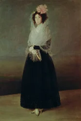 Portrait de la comtesse de Carpio (1757-95) Marquesa de la Solana, c.1793