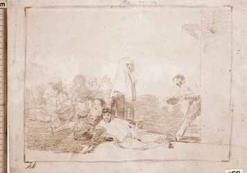 Les Désastres de la guerre : Il est inutile de crier