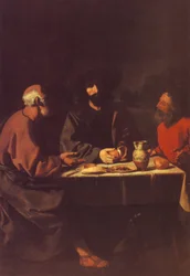 Le repas à Emmaüs
