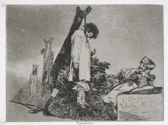 Non (dans ce cas) non plus (Tampoco) de la série Les Désastres de la guerre (Los Desastres de la Guerra)