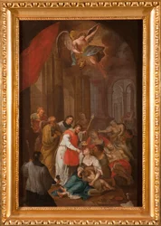 Saint Charles Borromée soignant les malades