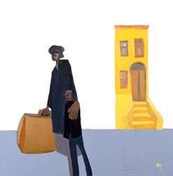 Deux par deux, 2001 (technique mixte sur toile)