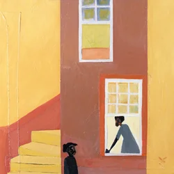 Window Talk, 2001 (technique mixte sur toile)