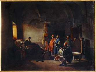Le peintre Sodoma porte à l