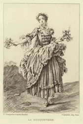 La Bouquetiere (gravure)