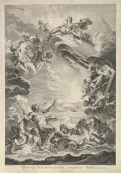 Neptune apaisant la tempête