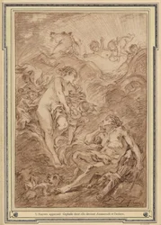 Aurore et Céphale, vers 1766 (dessin)