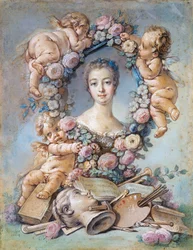 Portrait de la Marquise de Pompadour