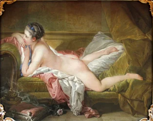 Jeune fille allongée