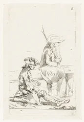 Un soldat et un paysan