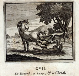Le renard, le loup et le cheval
