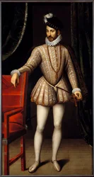 Portrait en pied de Charles IX (1550 - 1574) roi de France