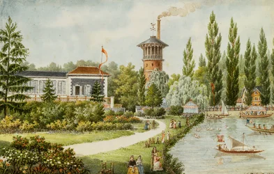 Un parc de loisirs en dehors de Paris, 1846