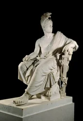Portrait de Lazare Louis Hoche (1768-1797), général français de la Révolution. Sculpture de François Dominique Aimé Milhomme (1758-1823)