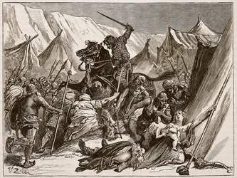 Robert de Normandie ralliant les croisés, illustration de 