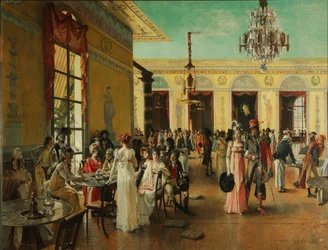 Café Frascati Une scène du temps de Napoléon, 1893