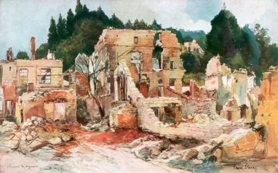 Clermont-en-Argonne, France, août 1915