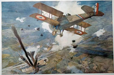 Première Guerre mondiale « Combat aérien ». L