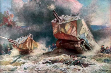Assaut de chars français, juillet 1918, 1926