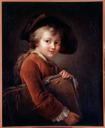 Un jeune élève, d