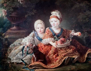 Duc de Berry (plus tard Louis XVI) et Comte de Provence (plus tard Louis XVIII) enfants