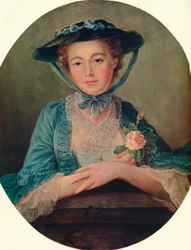 Mlle. Doré - École française, vers 1760