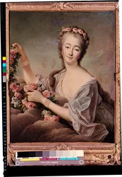 Portrait de la Comtesse du Barry (1743-93) en Flora