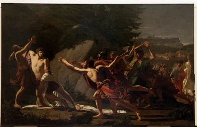 La mort de Caius Gracchus (un des Gracques) (IIe siècle av. J.-C.)