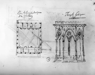 Croquis architectural de 