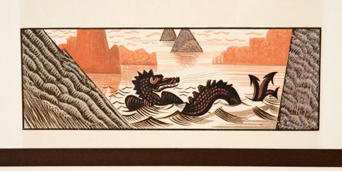Illustration graphique de Prométhée Enchaîné par Eschyle, pub. 1941