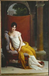 Mme Recamier (peinture sur toile)
