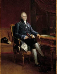 Portrait en pied de Charles Maurice de Talleyrand Périgord, prince de Bénévent (1754-1838)