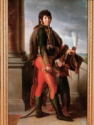 Portrait de Joachim Murat en uniforme de hussard (détail)