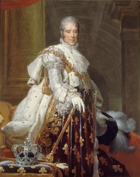 Portrait du roi Charles X de France 1757-1836, 1825
