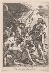 Saint Roch guérissant les pestiférés