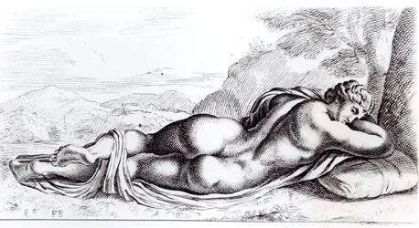 Hermaphrodite dans les Jardins Borghese, vers 1653