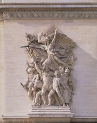 Le Départ des volontaires de 1792 ou La Marseillaise, 1833-36, détail en pierre de 92543