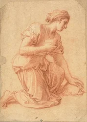 Femme agenouillée