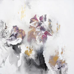 Fleurs dorées (abstraites)