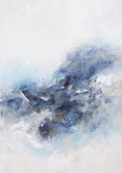 Flux abstrait bleu