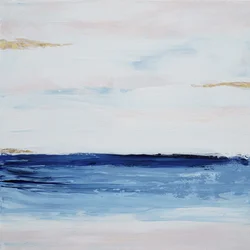 Horizon bleu et or