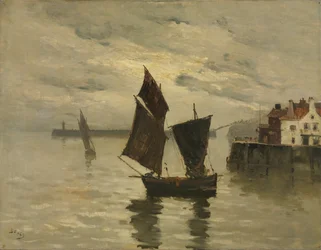 Scène de port, non datée
