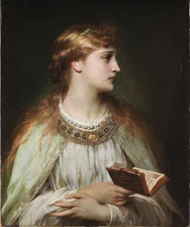 Ophélie, de la pièce Hamlet de William Shakespeare, vers 1864